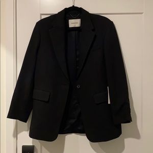 Aritzia Black Oversized "Erickson" Blazer